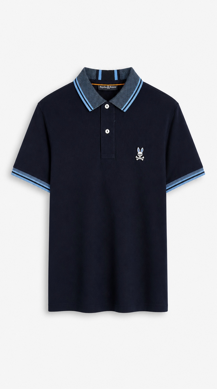 Polo Algodón PB Azul Oscuro