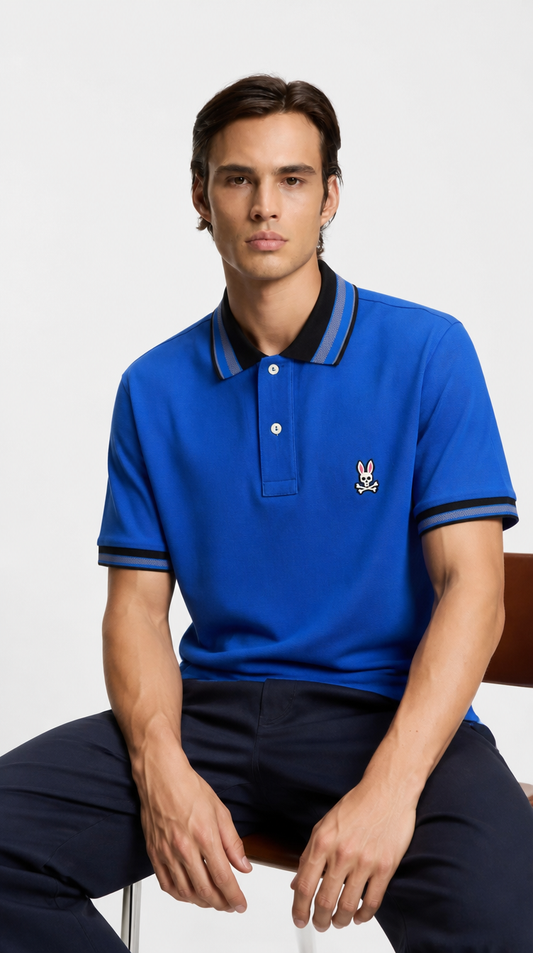 Polo Algodón PB Azul Rey