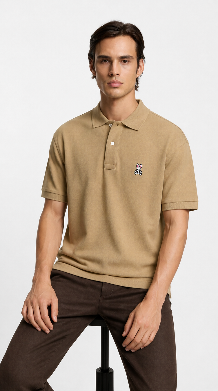 Polo Algodón PB Beige