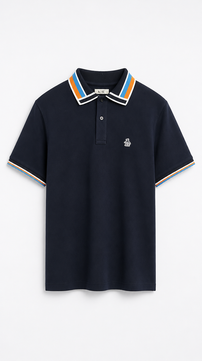 Polo Algodón Penguin Azul Oscuro