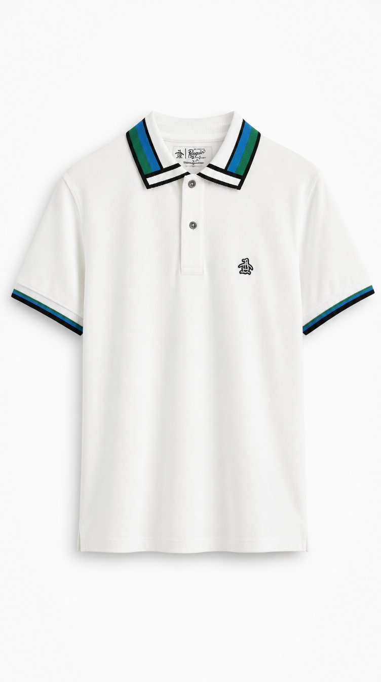 Polo Algodón Penguin Blanco