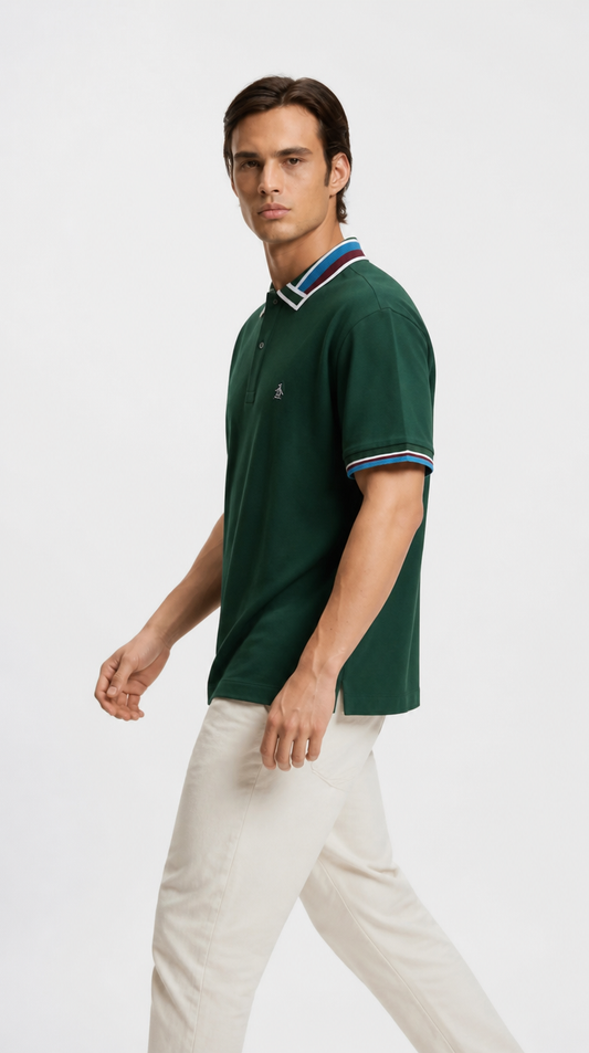 Polo Algodón Penguin Verde