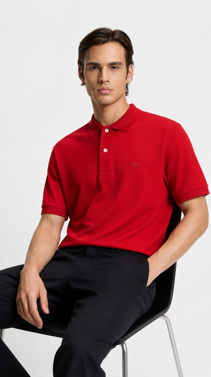Polo Clasico Lacoste Tono a Tono Bordado