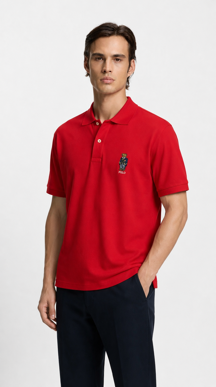 Polo Algodón Polo Bear Rojo