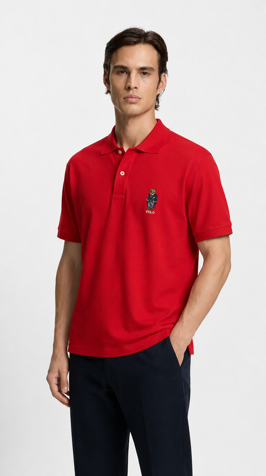 Polo Algodón Polo Bear Rojo