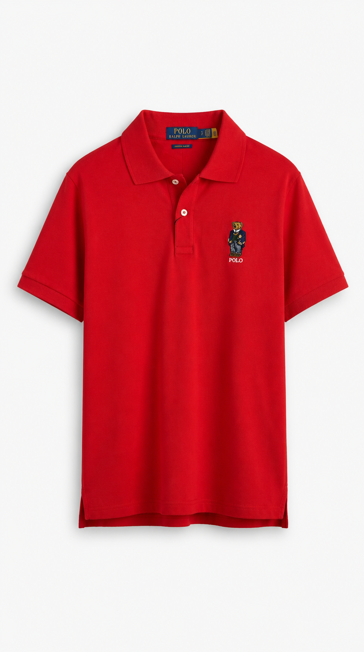 Polo Algodón Polo Bear Rojo