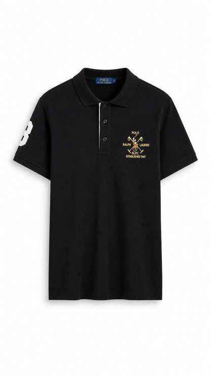 Polo Algodón Ralph Negro