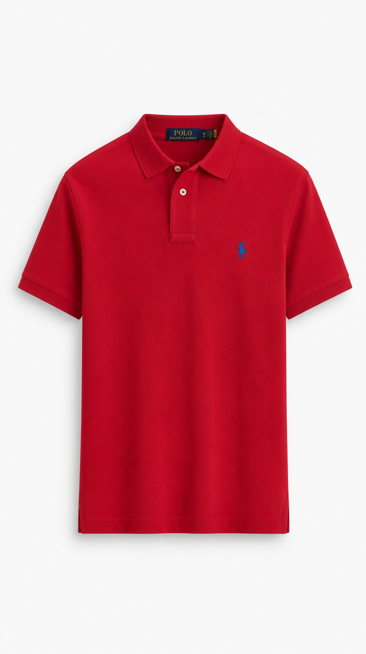 Polo Algodón Ralph Rojo