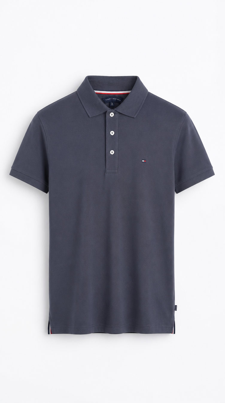 Polo Algodón Tommy Azul