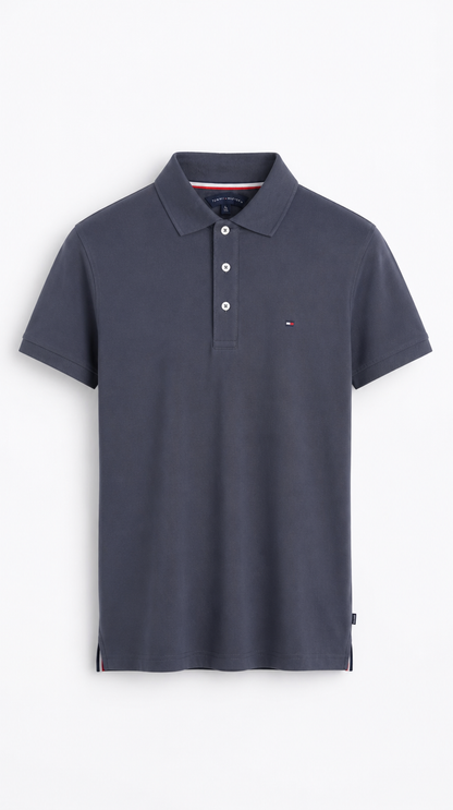 Polo Algodón Tommy Azul