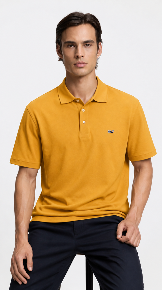 Polo Algodón Vineyard Vines Amarillo