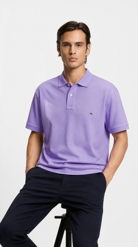 Polo Algodón Vineyard Vines Lila
