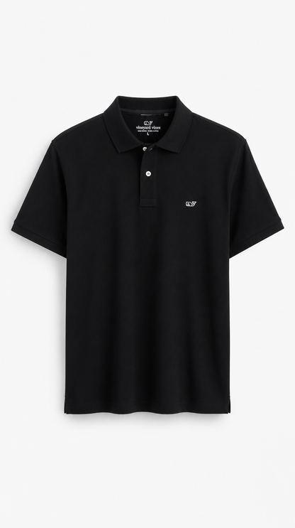 Polo Algodón Vineyard Vines Negro